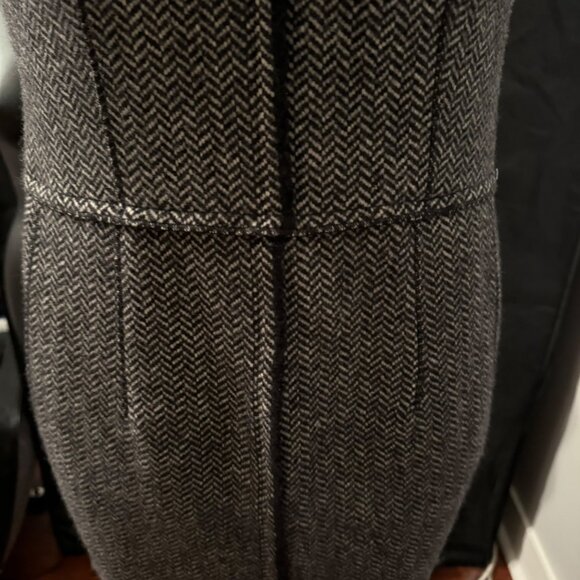 Dolce & Gabbana Midi Wool Strapless Dress Size 46 or US 10 - Picture 14 of 14